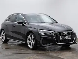 Black Used 2022 Audi A3 S-Line Hatchback | £22,495 (A bit pricey)