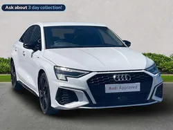 White Used 2022 Audi A3 Comfort Sedan | £23,653 (Fair price)