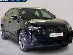 Black Used 2024 Audi Q4 Sportback e-tron Black Edition SUV | £49,371