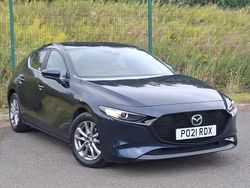 Blue Used 2021 Mazda 3 Hatchback | £13,998 (Good price)