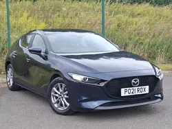 Blue Used 2021 Mazda 3 Hatchback | £14,498 (Good price)