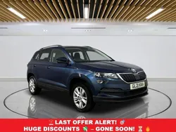 Blue Used 2021 Skoda Karoq SE Technology SUV | £12,849 (Fair price)