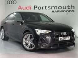 Black Used 2021 Audi e-tron Black Edition SUV | £26,490 (Fair price)