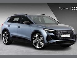 Blue New 2025 Audi Q4 e-tron Black Edition SUV | £39,750 (Expensive)