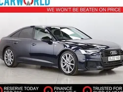 Blue Used 2022 Audi A6 Black Edition Sedan | £30,480 (Expensive)