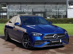 Blue Used 2024 Mercedes C200 AMG Line Premium Plus Sedan | £35,932 (Expensive)