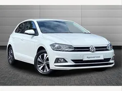 Pure white Used 2021 VW Polo Match Hatchback | £14,192 (Fair price)