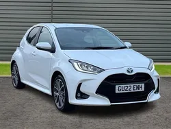 White Used 2022 Toyota Yaris Hatchback | £20,495 (Expensive)