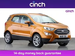 Orange Used 2018 Ford Ecosport Titanium SUV | £9,699 (Fair price)