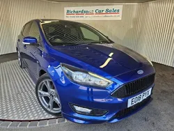 Blue Used 2018 Ford Focus ST-Line X Hatchback | £8,700 (Good price)