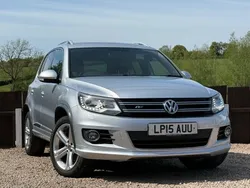 Silver Used 2015 VW Tiguan R-line SUV | £7,495 (Good price)