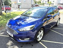 Blue Used 2015 Ford Focus Titanium Hatchback | £4,995