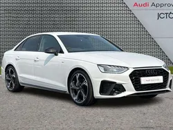 White Used 2024 Audi A4 Black Edition Sedan | £28,600 (Fair price)