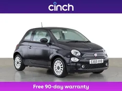 Black Used 2019 Fiat 500 Lounge Hatchback | £8,499 (Fair price)