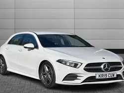 White Used 2019 Mercedes A200 AMG Line Premium Hatchback | £15,940 (Fair price)