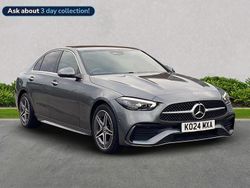 Grey Used 2024 Mercedes C300e AMG Line Premium Sedan | £34,697 (Good price)