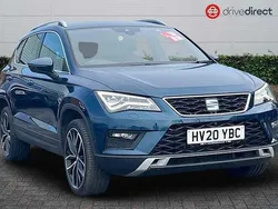 Blue Used 2020 Seat Ateca XCELLENCE Lux SUV | £18,261 (Fair price)