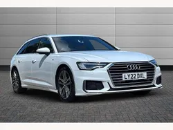 White Used 2022 Audi A6 S-Line Estate | £29,450 (Fair price)