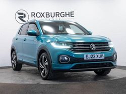 Turquoise Used 2022 VW T-Cross R-line SUV | £15,995 (Good price)