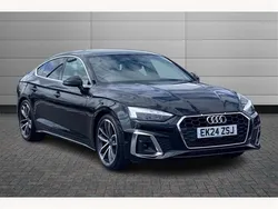 Mythos black Used 2024 Audi A5 S-Line Coupe | £26,999 (Super price)