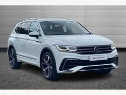 White Used 2022 VW Tiguan Allspace R-line SUV | £28,095 (Fair price)