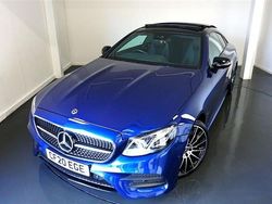 Blue Used 2020 Mercedes E350 AMG line Coupe | £29,750 (Expensive)
