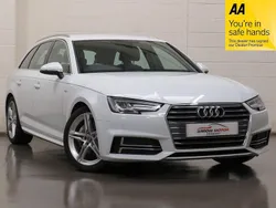 White Used 2018 Audi A4 S-Line Estate | £13,995 (Fair price)