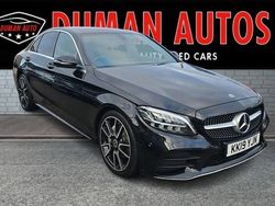 Black Used 2019 Mercedes C220 AMG line Sedan | £12,995 (Good price)