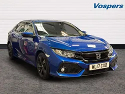 Blue Used 2017 Honda Civic SR Hatchback | £11,990 (Fair price)