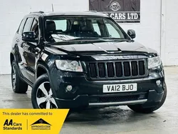 Black Used 2012 Jeep Grand Cherokee Limited SUV | £5,000