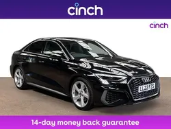 Black Used 2022 Audi A3 S-Line Sedan | £22,379 (Fair price)