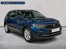 Blue Used 2022 VW Tiguan Life SUV | £20,787 (Super price)