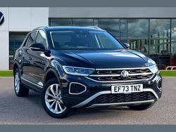 Deep black pearlescent Used 2024 VW T-Roc Style SUV | £24,370 (Fair price)