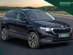 Black magic pearl effect Used 2022 Skoda Karoq SE L SUV | £23,427 (Fair price)