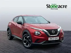 Red Used 2023 Nissan Juke N-Connecta SUV | £13,495 (Fair price)