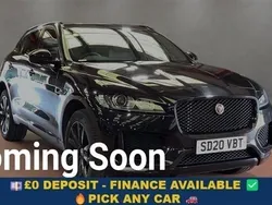 Black Used 2020 Jaguar F-Pace Chequered Flag SUV | £21,699 (Good price)