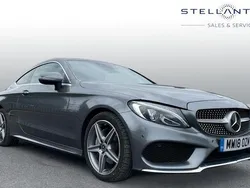 Grey Used 2018 Mercedes C220 AMG Line Premium Plus Coupe | £16,959 (Fair price)
