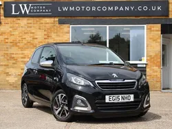 Black Used 2015 Peugeot 108 Allure Hatchback | £5,495 (Fair price)