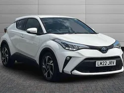 White Used 2022 Toyota C-HR Design SUV | £20,950 (Fair price)