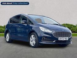 Blue Used 2022 Ford S-MAX Titanium MPV | £21,999 (Fair price)
