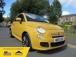 Yellow Used 2015 Fiat 500 S Hatchback | £4,795 (Fair price)