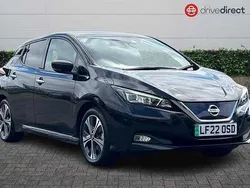 Special pearl pearl black Used 2021 Nissan Leaf Tekna Hatchback | £11,168 (Fair price)