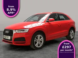 Red Used 2017 Audi Q3 S-Line SUV | £16,368 (Fair price)