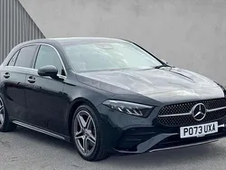 Black Used 2023 Mercedes A180 AMG Line Premium Hatchback | £25,176 (Fair price)