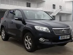 Blue Used 2010 Toyota RAV4 SUV | £6,995 (Fair price)