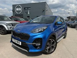 Blue Used 2021 Kia Sportage GT-Line SUV | £17,250 (Fair price)