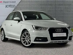 White Used 2018 Audi A1 S-Line Hatchback | £14,579 (Fair price)