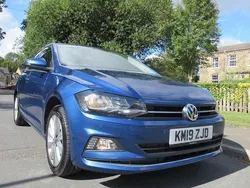 Blue Used 2019 VW Polo SEL Hatchback | £12,795 (Fair price)