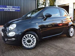 Black Used 2020 Fiat 500 Lounge Hatchback | £6,495 (Fair price)