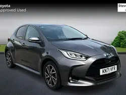 Grey Used 2021 Toyota Yaris Hybrid Design Hatchback | £15,832 (Fair price)